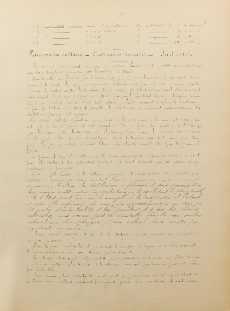 Manuscrit original de Martin Eugène Legrand, feuillet 7/36